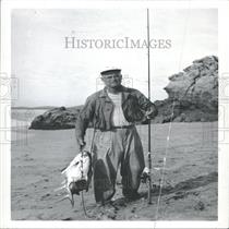 Press Photo Fisherman Jim Haywood & His Catch