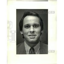 1987 Press Photo Doug Abel, director of communication for athletic conference.