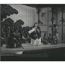 1965 Press Photo A Scene From “Kanjincho,” Kabuki