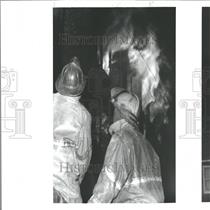 1988 Press Photo Three Fires Hit Detroit