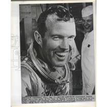 1963 Press Photo Cape Canaveral launch prep of Gordon Cooper in Faith 7