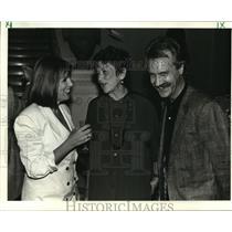 1988 Press Photo Andre Carter, Barbara Muniot & Wayne Amedee of New Orleans