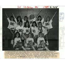 1987 Press Photo American All-Star Dance Team in Slidell - noa14904