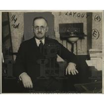 1927 Press Photo Dr LJ Allen treasurer of an organization - neo13866