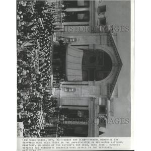 1937 Press Photo Annual Memorial Day Services Arlington - RRX93287