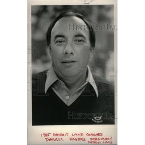1988 Press Photo Detroit Lions Coaches Darrel Rogers - RRX39383