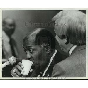 1981 Press Photo Alabama Senators, J. Richmond Pearson and Wallace Miller.