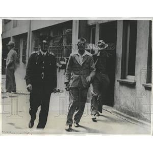 1935 Press Photo Chief police Share Lindstrom sear UON - RRX99969