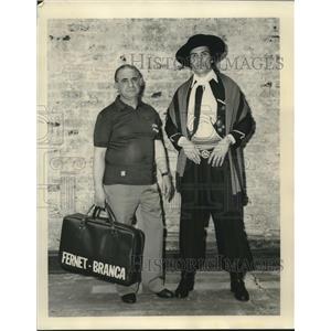 1976 Press Photo Jose Duran with Trainer Rocco Battaglia - nos09316