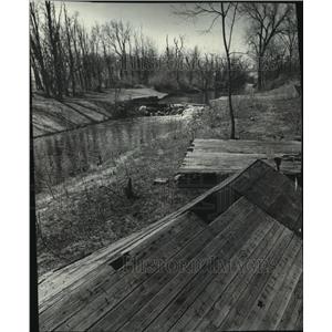 1978 Press Photo Portage Canal, Wisconsin - mjb90453