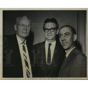1967 Press Photo William Elliott, John Carter, Reverend Harold Schulz, Alabama