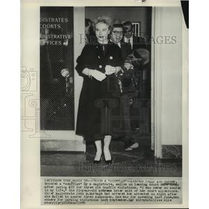 1954 Press Photo Actress Peggy Ann Garner leaving court