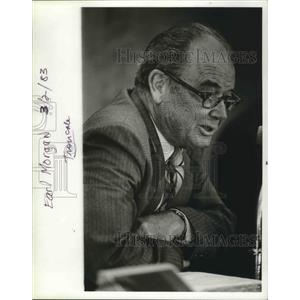 1983 Press Photo Earl Morgan, Jefferson County District Attorney, Alabama