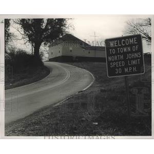 1987 Press Photo Entrance to North Johns, Alabama - abna37827