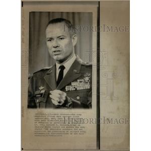 1971 Press Photo Major General John Barnes Vietnam - RRX34957
