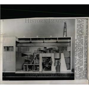 1958 Press Photo Fort Belvir VA Atomic Power Plant Mode - RRW92219