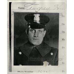 1936 Press Photo Detective Hugh Turney - RRW20535