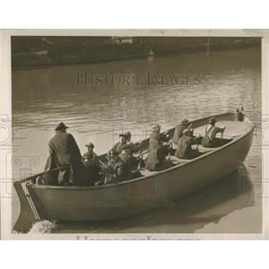 1941 Press Photo Oarless Lifeboat Cleveland Ohio