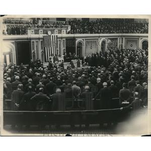 1923 Photo James Shera Montgomery Methodist Minister Leads Congress Prayer