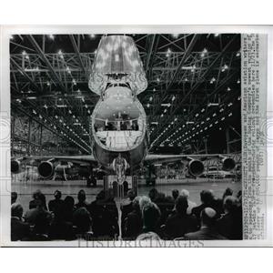 1971 Press Photo Introduction of Boeing 747 in Washington - nee38399