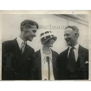 1925 Press Photo Governor of New York Al Smith, Daughter Katherine & Son Al Jr