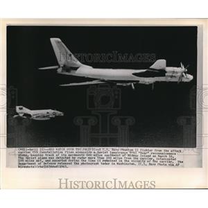1963 Wire Photo The Soviet plane was detected by radar from the carrier