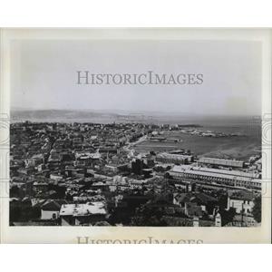 1980 Press Photo Panoramic View of Trieste, as viewed from the plateau