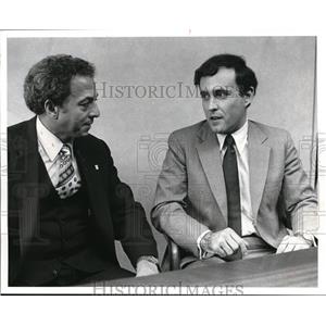 1981 Press Photo Rudolph Giuliani Assoc. U.S. Atty. and J.R. William U.S. Atty.