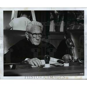 Press Photo Real Life Judge James T. Brand is played by Spencer Tracy in a film