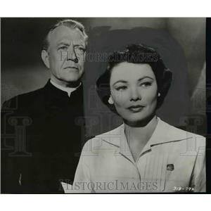 1955 Press Photo Gene Tierney in "The Left Hand of God" - orp30049