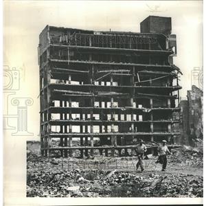 1960 Press Photo Wrecking Company Building  Marshfield