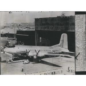 1945 Press Photo U.S. Army Cargo Ship Douglas C-74