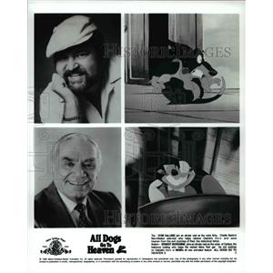 Press Photo Dom DeLuise & Ernest Borgnine in All Dogs Go To Heaven 2