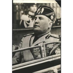 Press Photo Benito Mussolini - orc18903