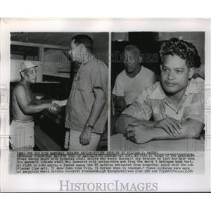 1954 Press Photo Rongelap Atoll Natives, Marshall Islands Affected by H-Bomb