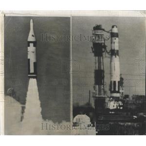 1960 Press Photo US Polaris Missile