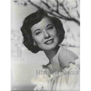 1951 Press Photo Radio Actress Peggy Dow to Star in "I Want You" Movie