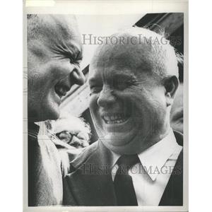 1958 Press Photo Russia Premier Nikita Khrushchev Laugh