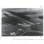 1990 Press Photo Livingston Airport from the air, needs repair.  Airports, Texas