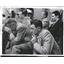 1954 Press Photo TV Zenith Demo Customers World Series - RRQ15527