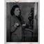 1947 Press Photo Agnes Platkowski phone booth telephone - RRW94651