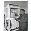 1958 Press Photo Meteorologist takes readings at O'Hare - RRW38467