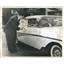 1958 Press Photo George Trakis Car Salesmen