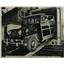 1947 Press Photo Edward Kopper of Madison backs wagon into a truck - nee24541