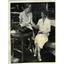 1932 Press Photo Mrs. Franklin Roosevelt with daughter, Mrs. Curtis Dall