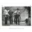 1983 Press Photo Euclid police officer with search dog check area around 2nd St.
