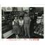 1987 Press Photo Marie Alvarado at her store with children Elizabeth and Roger