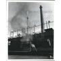1973 Press Photo Smoke produced when coal is reduced to coke, Armco Steel Corp.