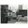 1975 Press Photo White Trailer monitors air on Boston Street, Air Pollution