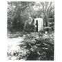 1979 Press Photo Bathrooms in Bordersville Texas Look Like Wooden Outhouses